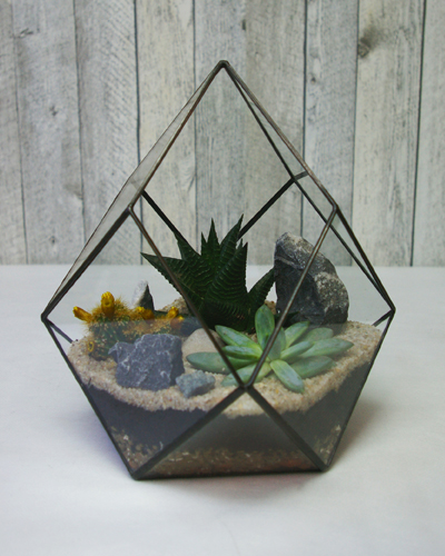 Флорариум "Ромб" 20*17см. 00008