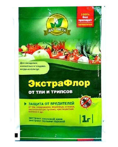 Инсектицид ЭкстраФлор от тли и трипсов Дар Света