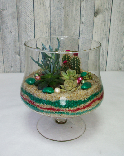 Флорариум-бокал "Бренди" 19*17см. 00016