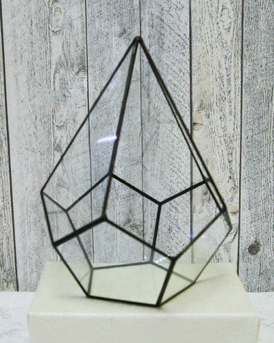 Флорариум геометрический Капля 21*16см. стекло 10002