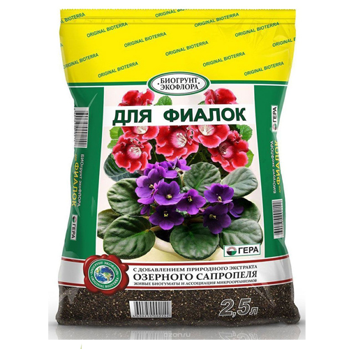 Биогрунт Экофлора Для Фиалок Гера