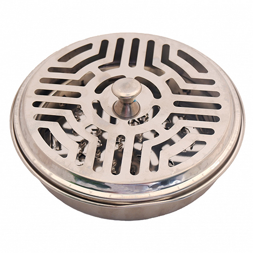 Подставка для спирали от комаров банка с крышкой (металл) ARGUS