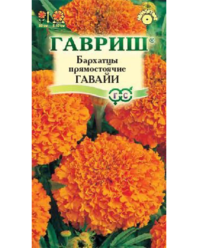 Бархатцы прямостоячие Гавайи (Тагетес) 0,3г. Гавриш