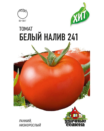 Томат Белый налив 241 0,3г. Удачные семена ГАВРИШ Томат Белый налив 241 0,3г. Удачные семена ГАВРИШ