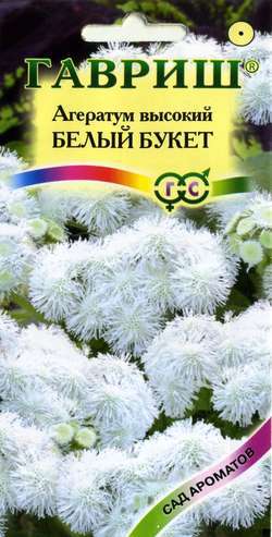 Агератум Белый букет