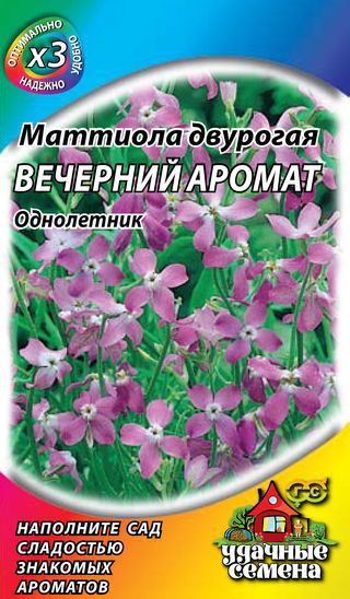 Маттиола двурогая Вечерний аромат, смесь 0,3 г ХИТ х3 ГАВРИШ