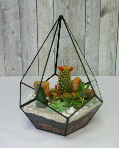 Флорариум "Капля" 21*16см. 00009