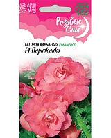 Бегония Парижанка F1 клубневая ампельная, гранулы 4шт. в пробирке, серия Розовые сны Гавриш